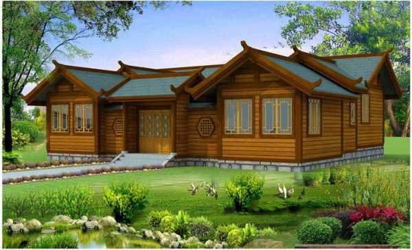 中式木屋别墅如何设计（中式木屋别墅图片）